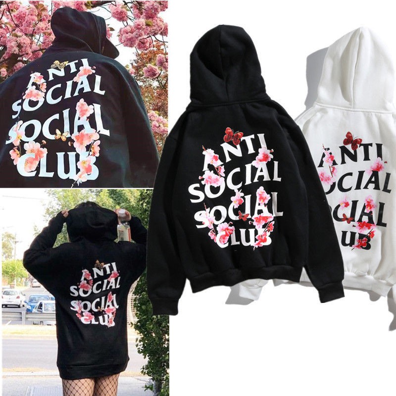 anti social social club zip hoodie