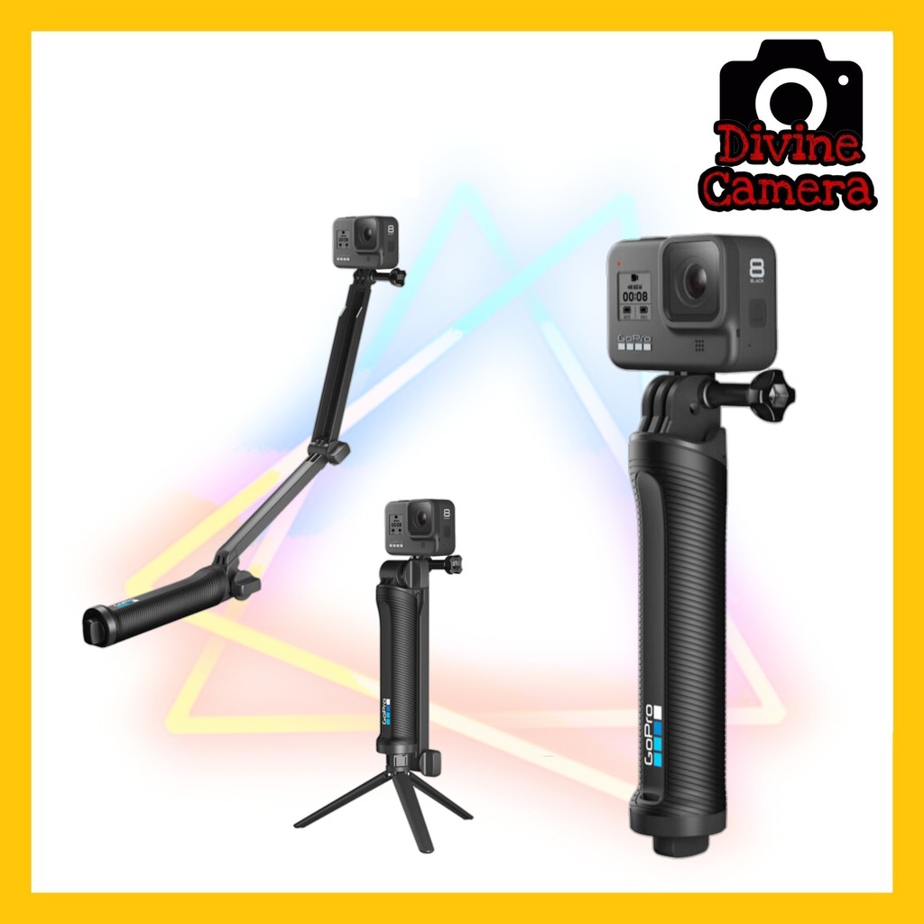 Gopro 3 Way 3 In 1 Mount Grip Extension Tripod Afaem 001 Shopee Malaysia