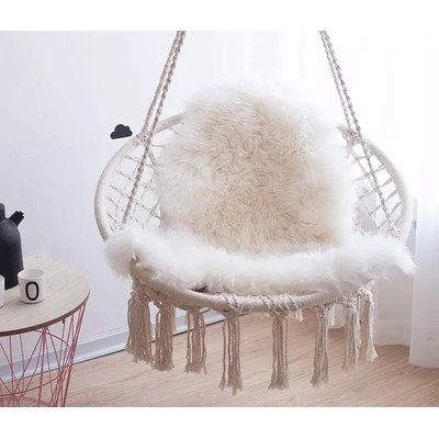 Ready Stok Nordic Style Round Hammock Outdoor Indoor Swinging Hanging Single Chair With Accessories