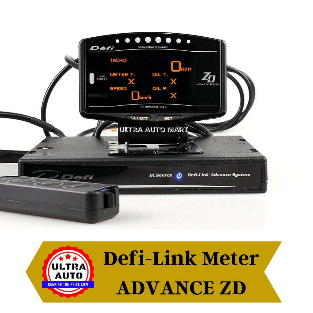 Defi Link Meter Advance Zd Gauge Multi Function Digital Display Defi Obd Shopee Malaysia