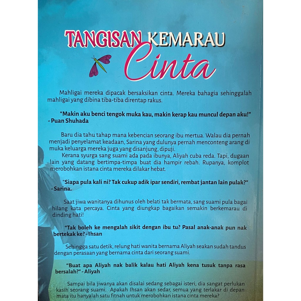 Novel Tangisan Kemarau Cinta Nur Balqis Shopee Malaysia