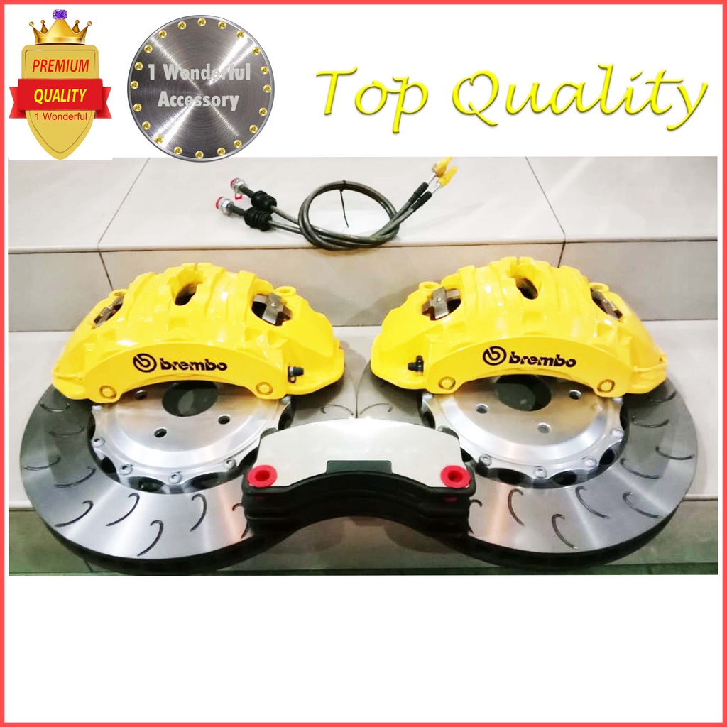 (05set1) (Recon) Genuine Brembo 6 pots calipers only Pnp Toyota