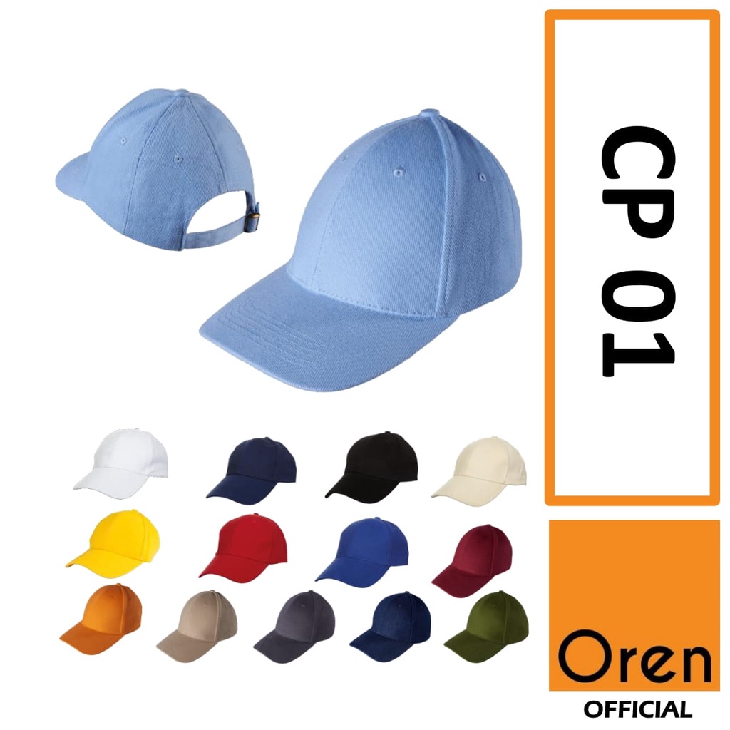 Oren Sport Cp Cotton Baseball Cap Cp01 Shopee Malaysia