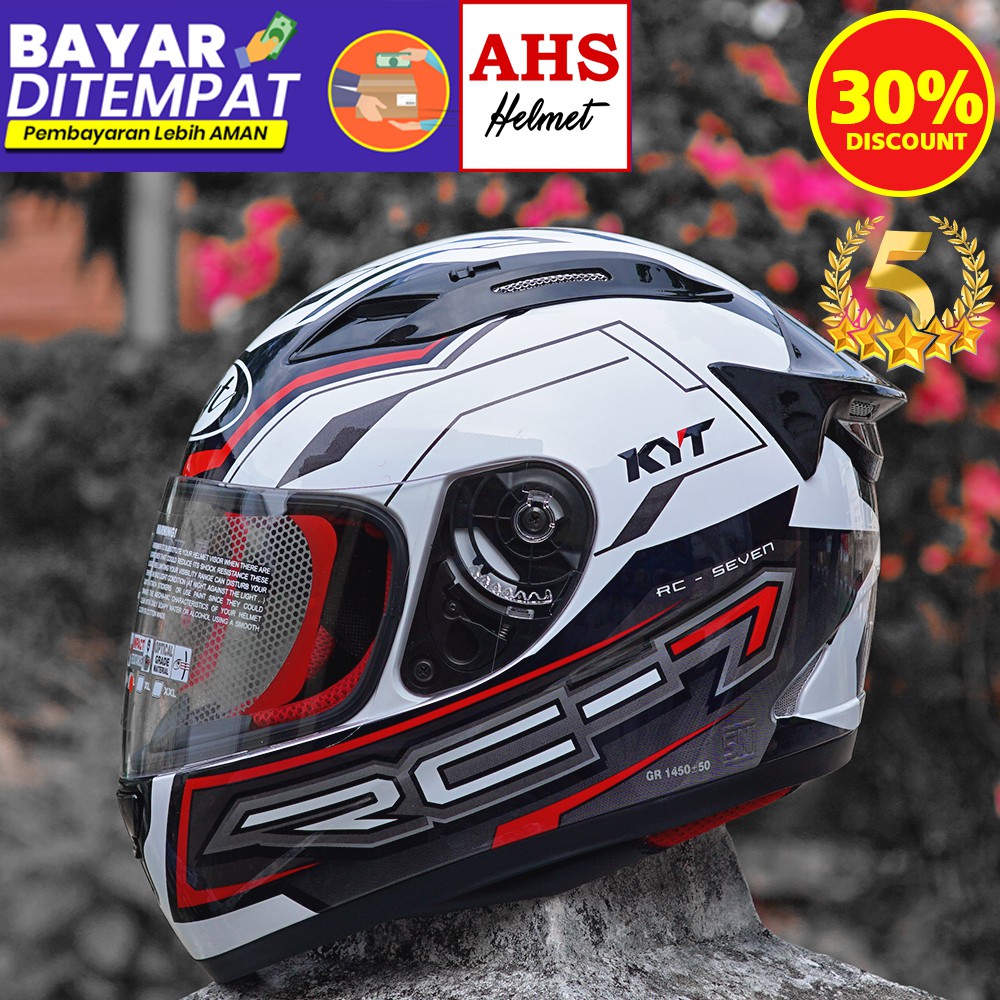 Kyt Rc7 Helmet Rc Seven Original Helmet Kyt Rc 7 Free Helmet Bag Full Face Not R10 Falcon 2 Shopee Malaysia