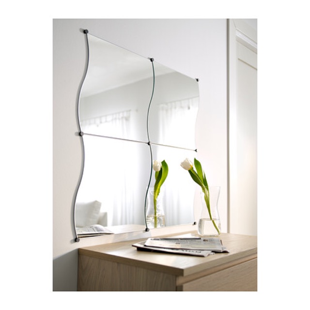 IKEA KRABB Mirror, 44x40 cm | Shopee Malaysia