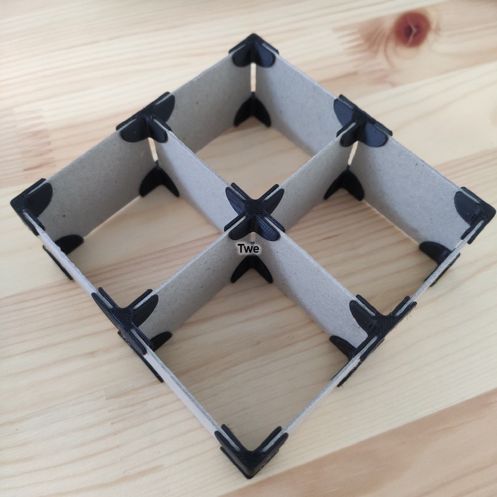 (2pcs/quantity) 3D Print DIY Organizer Drawer Partition Divider Bracket