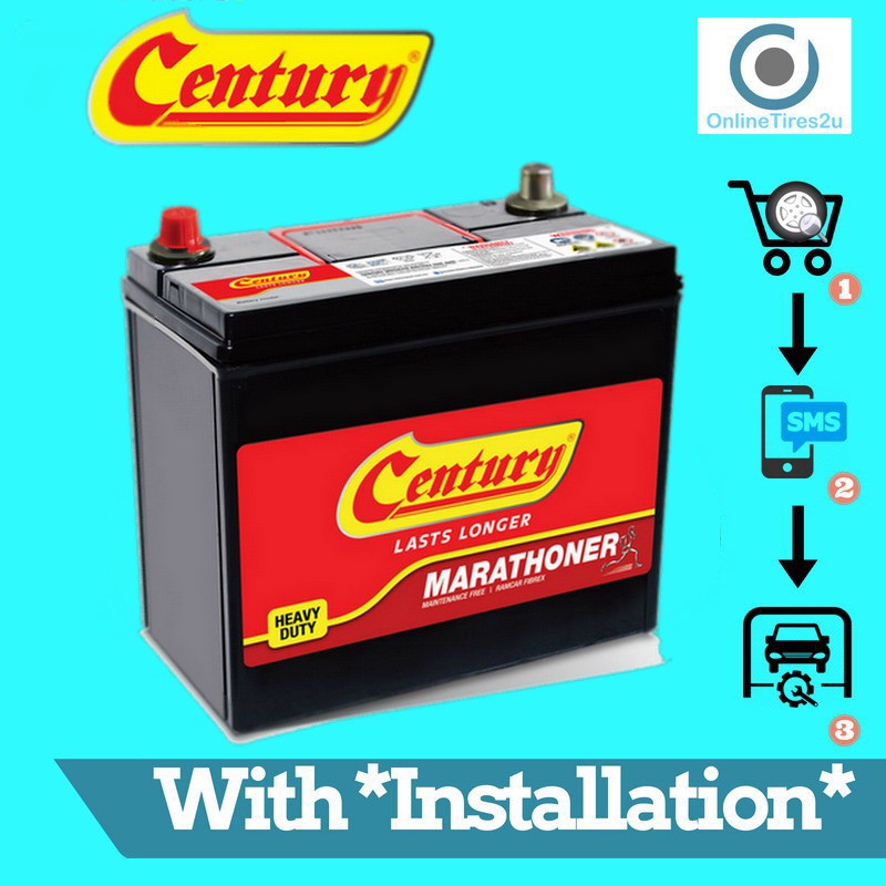 Century Car Battery NS40ZL(38B20L) (With Installation) Shopee Malaysia