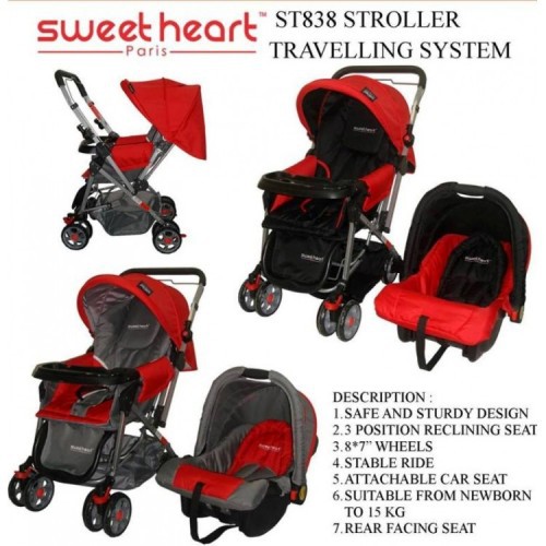 sweet heart paris stroller