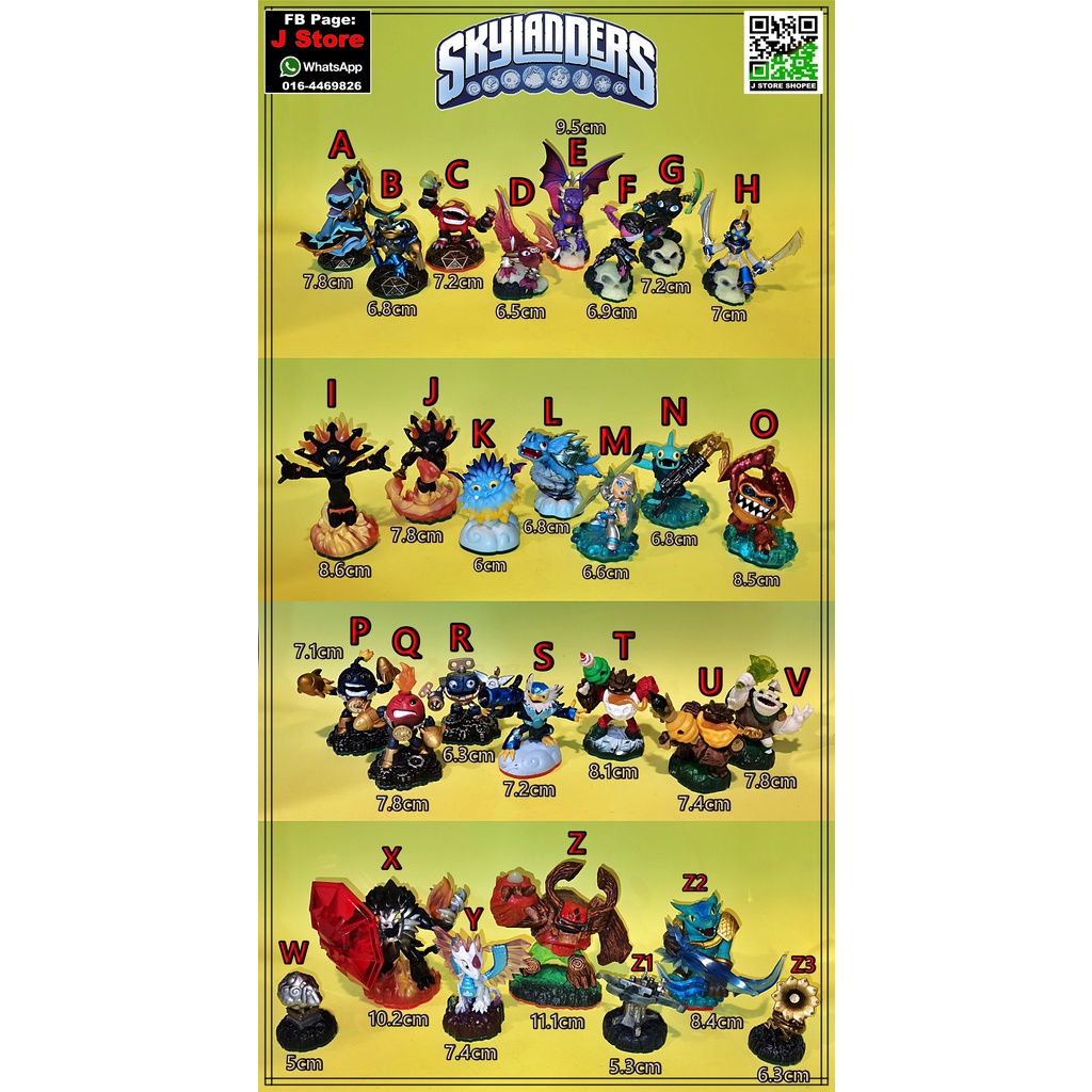 Skylanders Figure Collection ( J Store ) | Shopee Malaysia