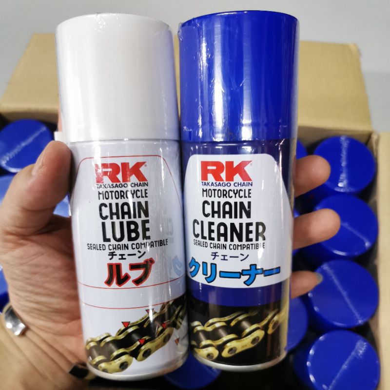 RK CHAIN LUBE / CHAIN CLEANER 100ML KURADO SPRAY RK TAKASAGO MOTORCYCLE