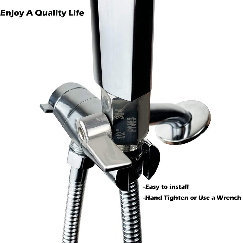 Reliable Purpose 304 Stainless Steel Mini Ball Valve(1/2 Inch Female x Male) NPT Thread Water Flow Regulator Head Con... - Image 3