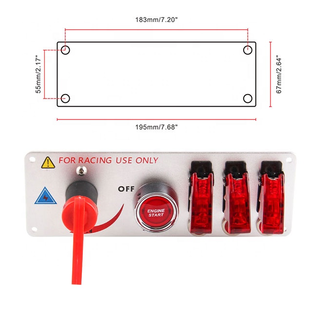 Master Battery Kill Switch / Ignition Push Start Button and 3 ACC ...