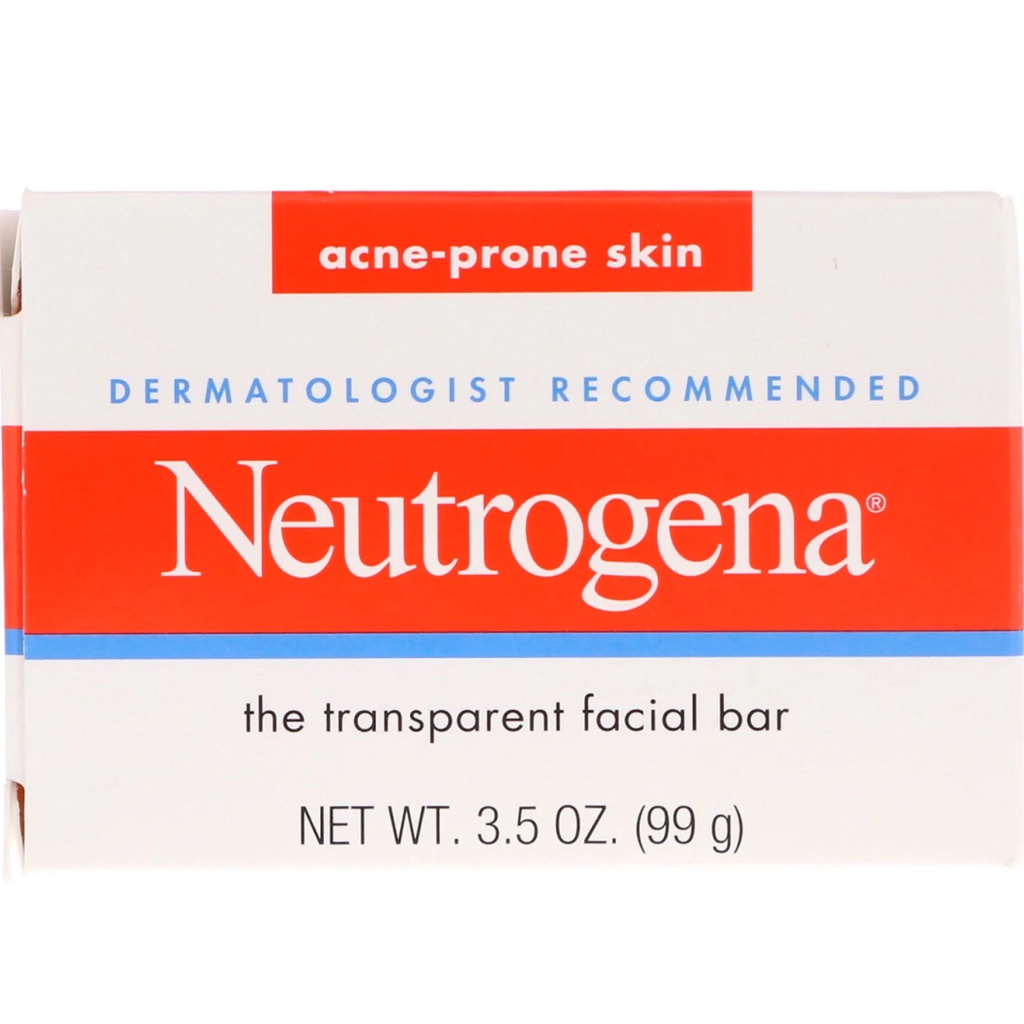 Neutrogena The Transparent Facial Bar Acne Prone Skin 99g – Hypoallergenic  Pure Gentle Cleansing Sensitive Oily Face | Shopee Malaysia
