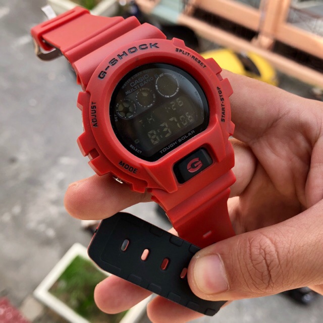 Casio G shock Dw6900 Red Copy Original Cermin Kaca jam