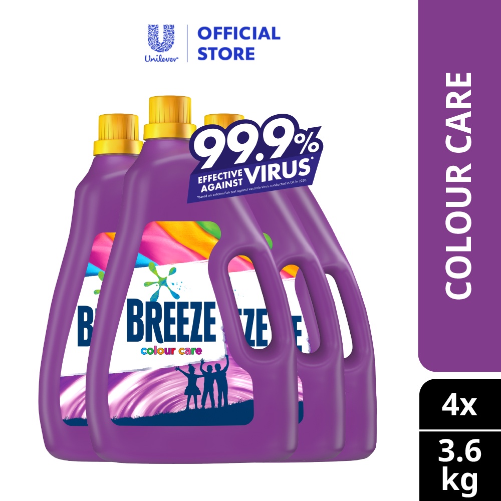 Breeze Detergent Liquid Refill (3.2kg) - 4 Variants Fragrance Comfort ...