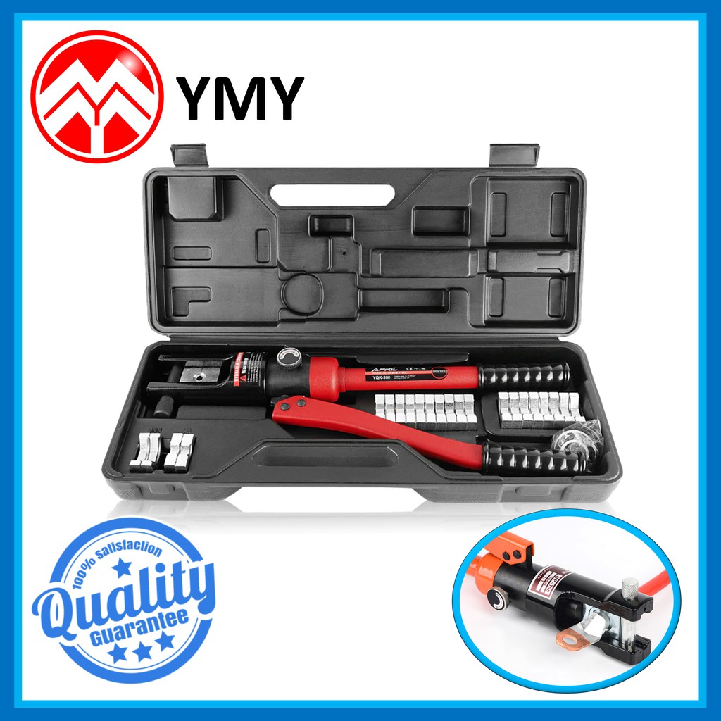 Hydraulic Wire Battery Cable Hammer Wire Terminal Welding Lug Crimping Pliers 