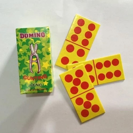 Experience a Fresh Twist on Dominoes with Domino Cap Scissors (Domino Cap ting) - Direct from Indonesia