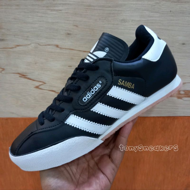 adidas samba super black leather