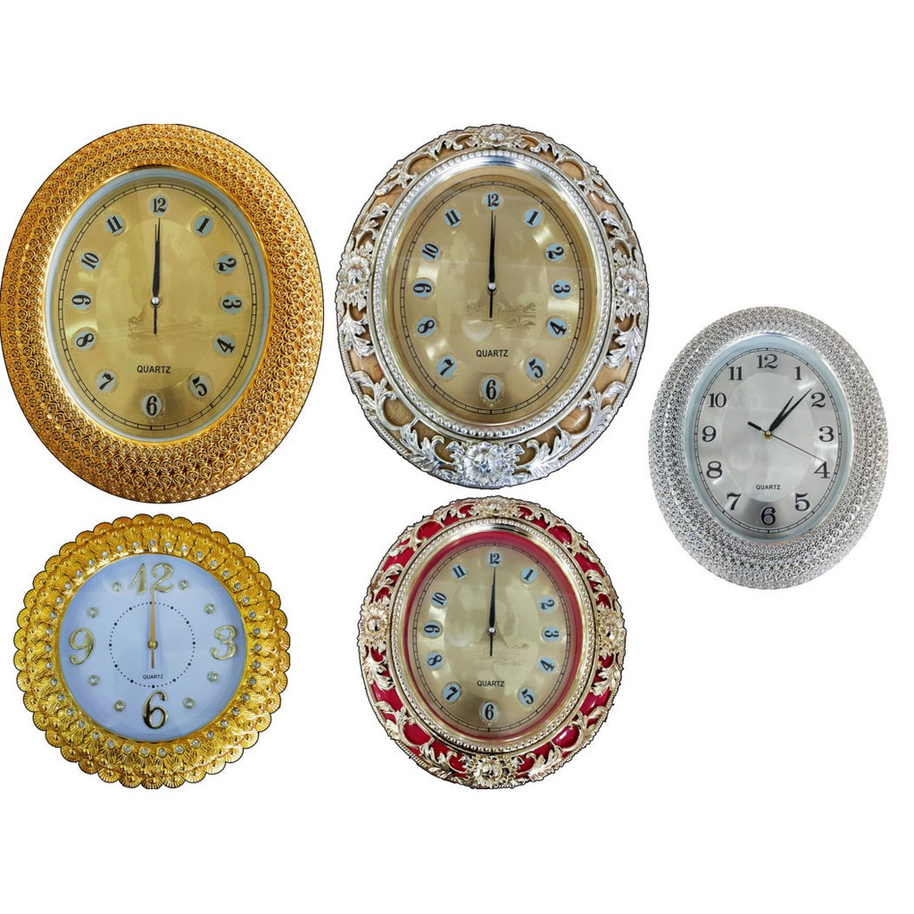 Tradition oval Round Wall Clock ( 40 cm ) Shopee Malaysia
