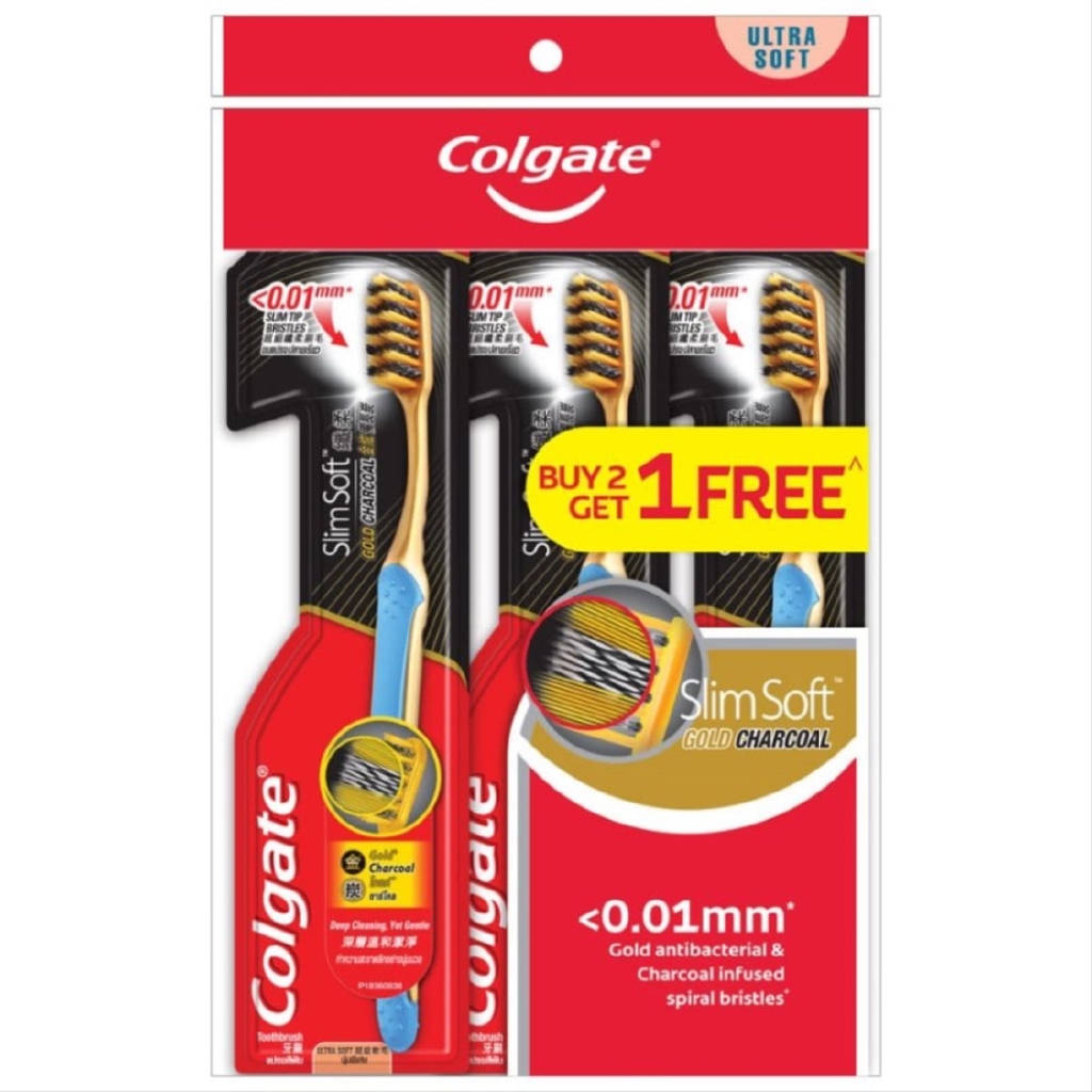 colgate slim soft charcoal toothbrush