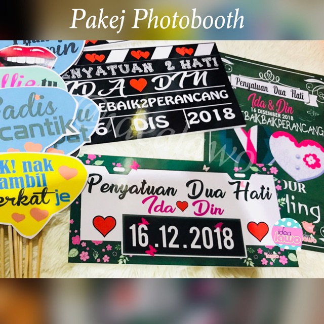 Props Photobooth Konvokesyen Bubble Talk Graduation Clapper