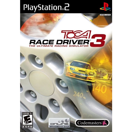 (PS2 DVD GAMES) TOCA RACE DRIVER 3 - THE ULTIMATE RACING SIMULATOR