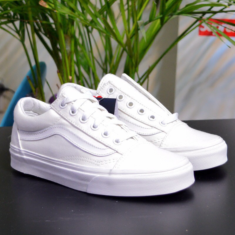 vans full white