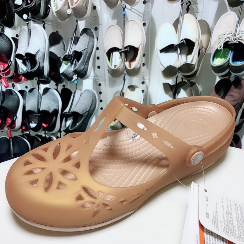 crocs isabella gold