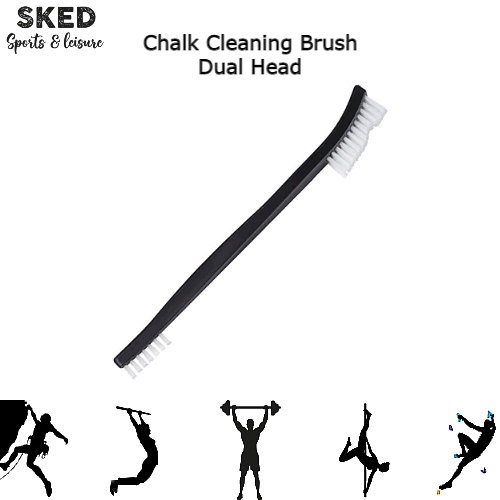 SKED Rock Climbing Brush Double Head Nylon Brush Slim Light Handle