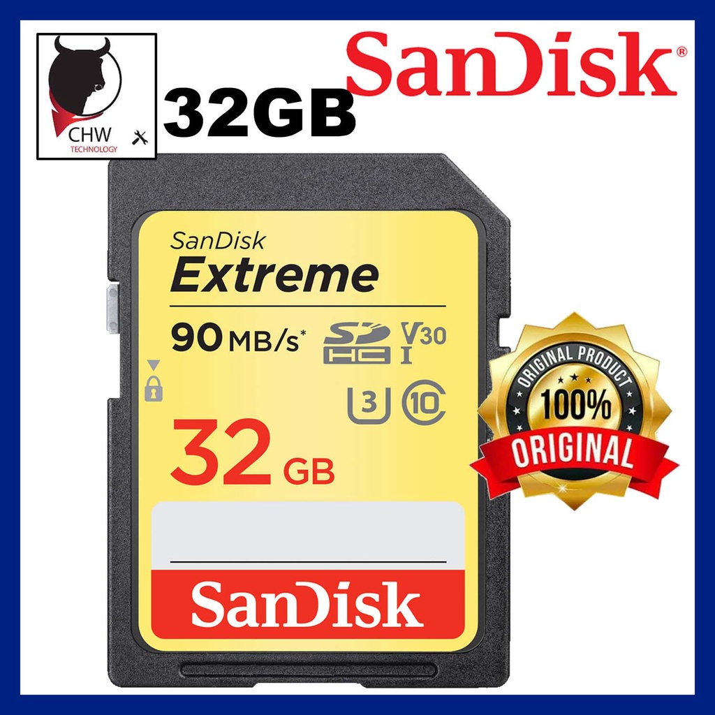 SANDISK EXTREME SD 32GB | Shopee Malaysia