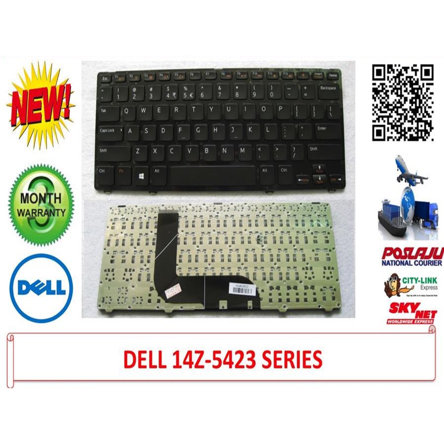 Keyboard Dell Inspiron 14z 5423 14z 3360 14z N411z Series Shopee Malaysia