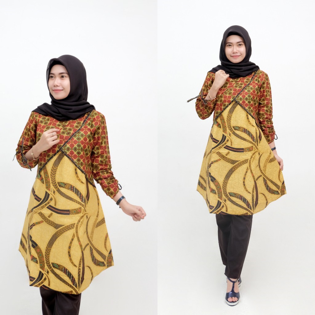 BAJU BATIK WANITA MOTIF AKAR  Shopee Malaysia