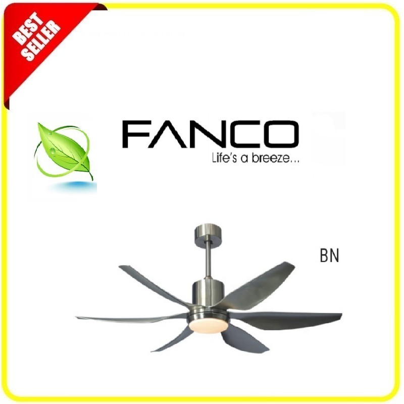 Ready Stock Fanco Ceiling Fan Raptor R660 Bn With Ledlight 66