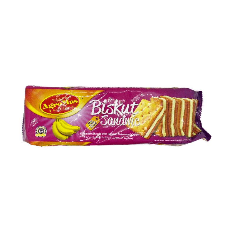 AGROMAS BISKUT SANDWICH PISANG | Shopee Malaysia