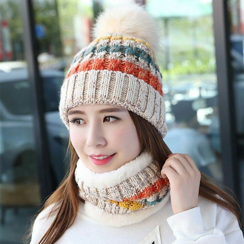 beanie hat scarf set
