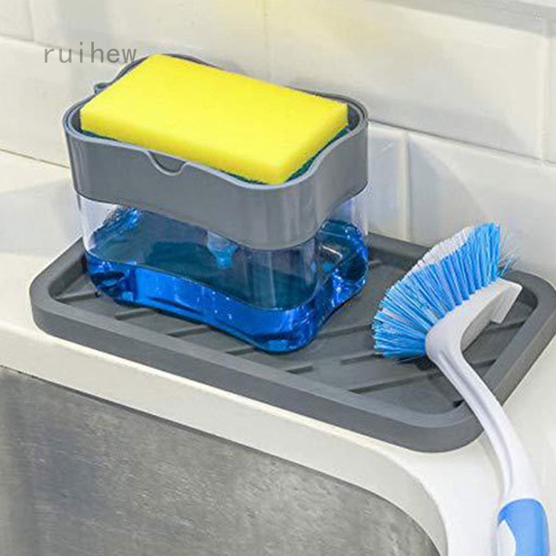 kitchen soap dish sponge holder