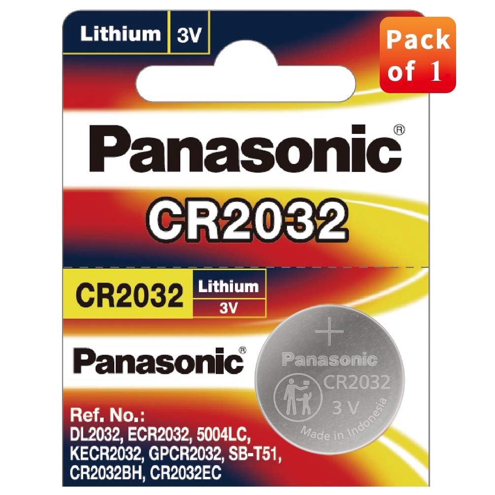 CR2032 Genuine Panasonic Lithium Battery 3V (CR-2032/5BE) | Shopee Malaysia