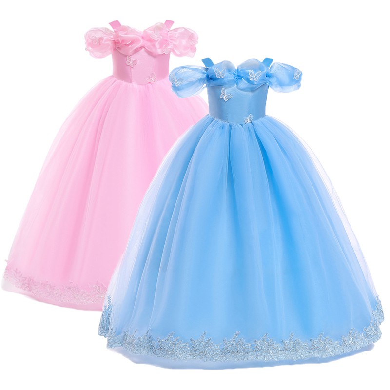 Good quality Fairy Tale Cinderella Girls Dress Cartoon Princess Dresses For  Party Costume Snow Queen Fantasy Kid Clothes | Shopee Malaysia