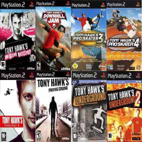 tony hawk playstation 2 games