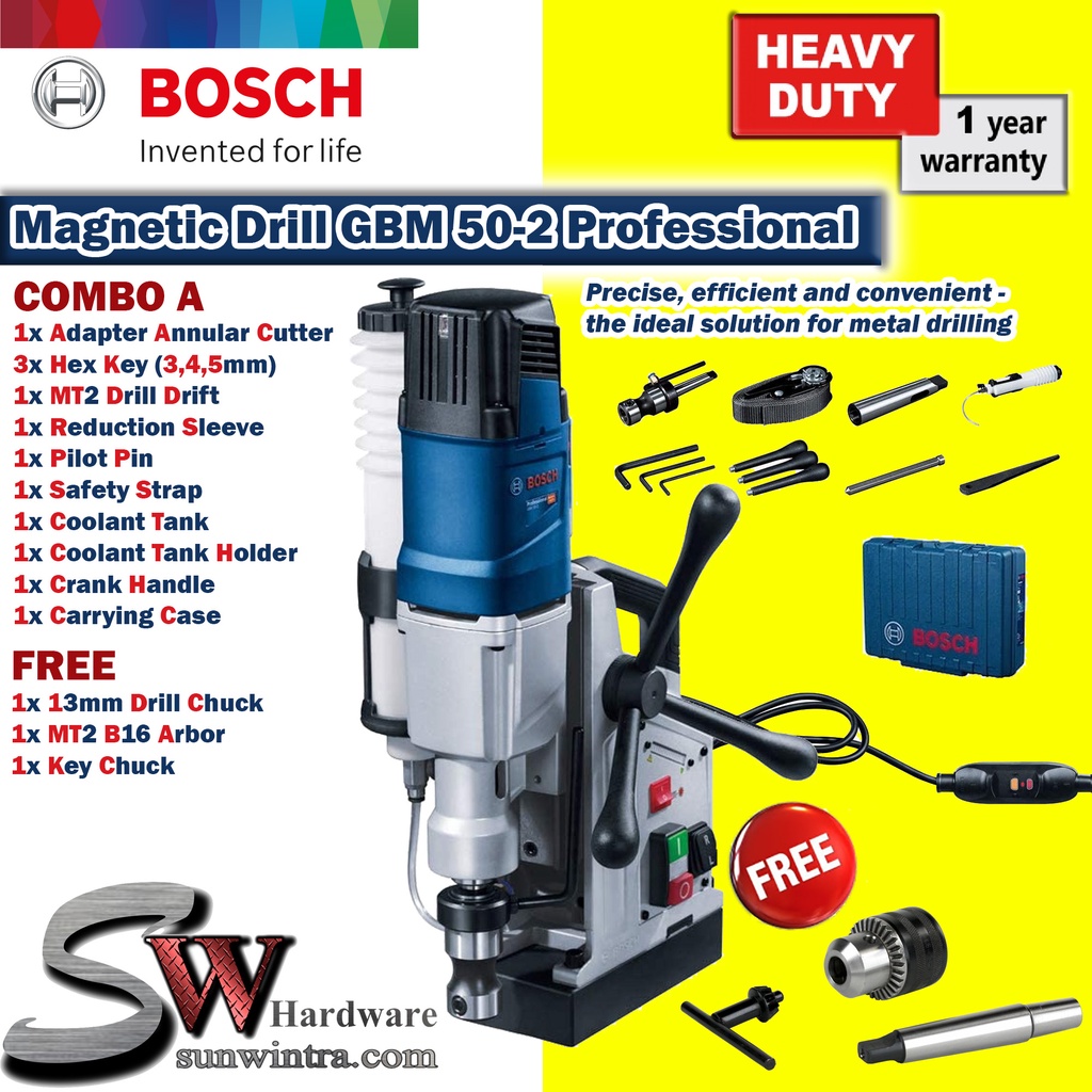 Bosch Drill Press GBM 502 Professional GBM502 F.O.C Drill