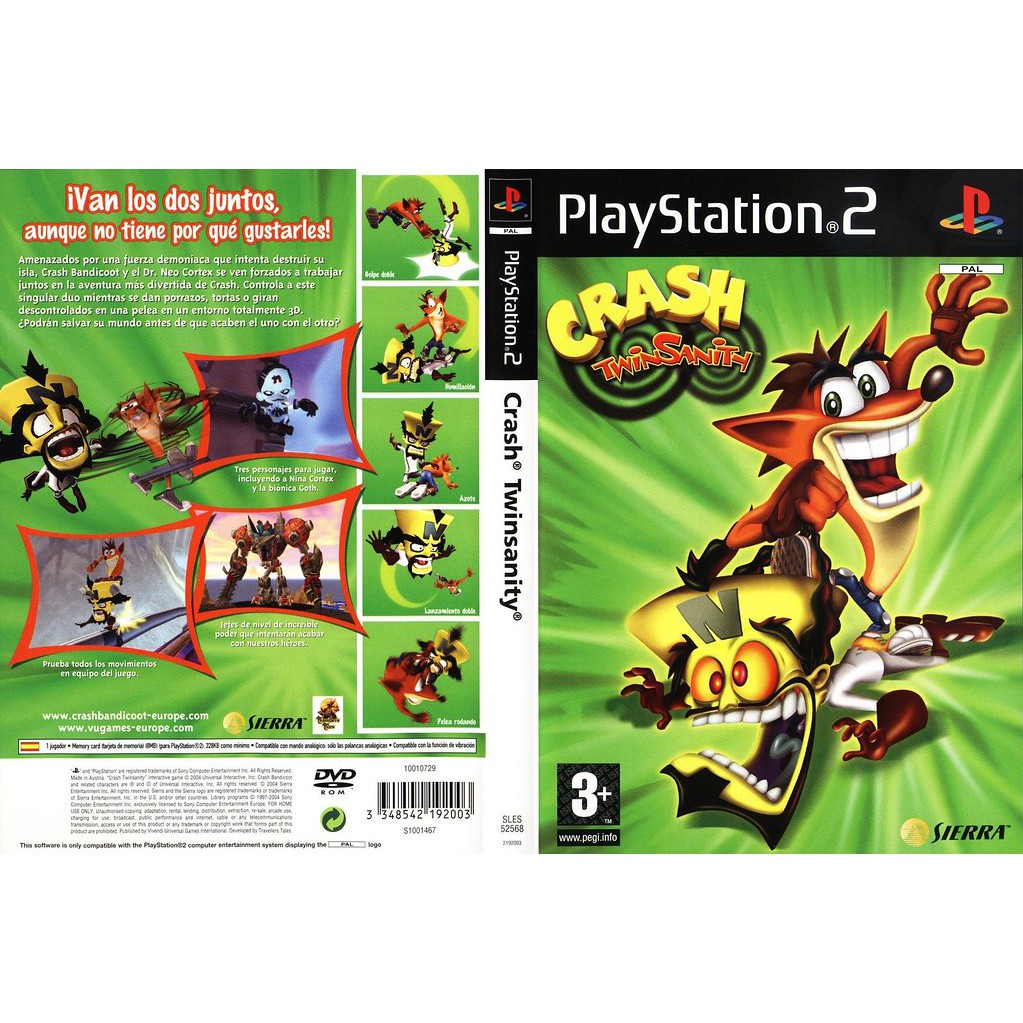 playstation 2 crash twinsanity