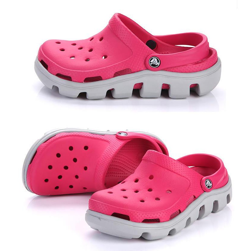 crocs duet pink