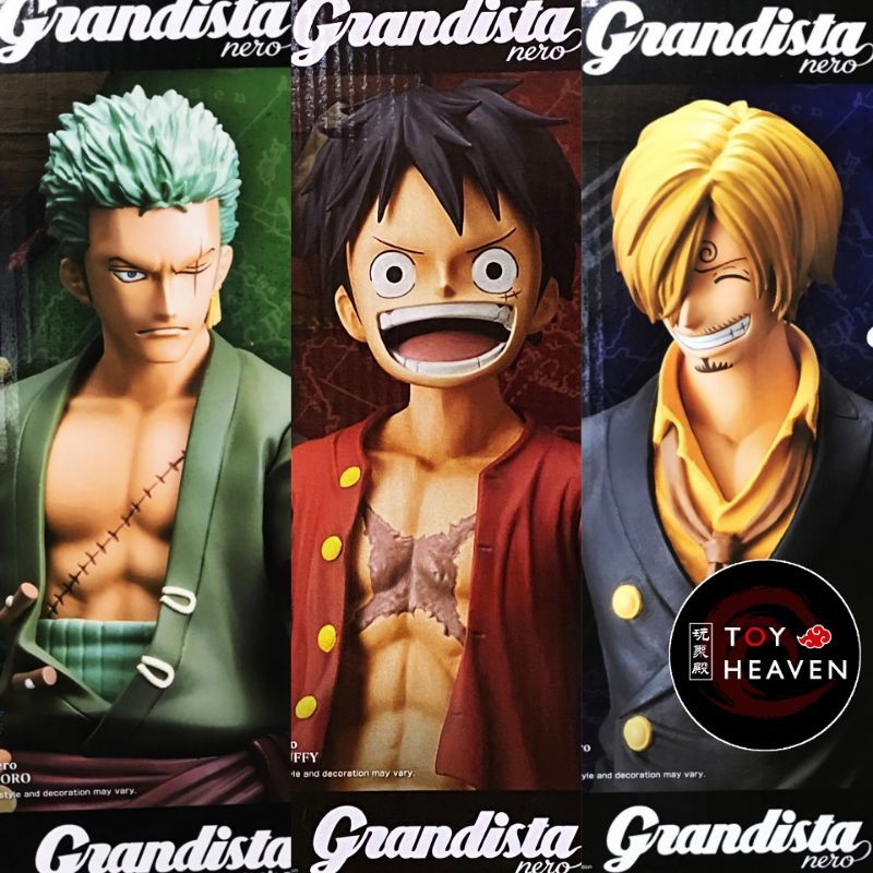 Anime Figure One Piece Grandista Nero Monkey D Luffy Zoro Sanji Figure 路飞 索隆 山治手办 Shopee Malaysia