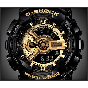 g shock black and gold original