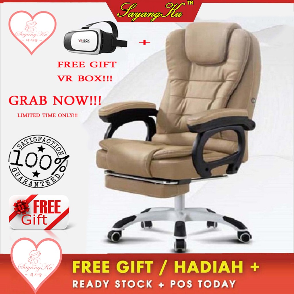 Premium Home Office Chair Boss Style Gaming Chair With Massage And Footrest Ch4