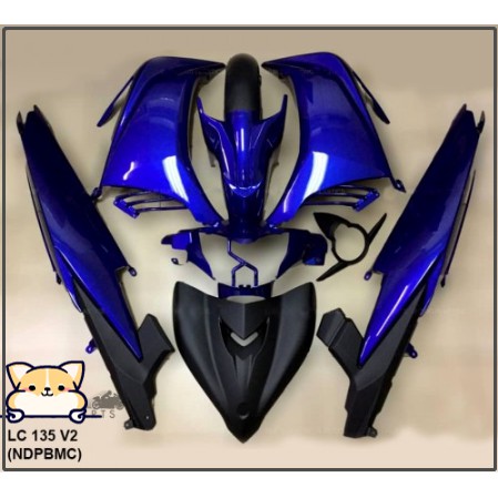 Yamaha Lc135 New V2 Body Cover Set Original Hld Shopee Malaysia