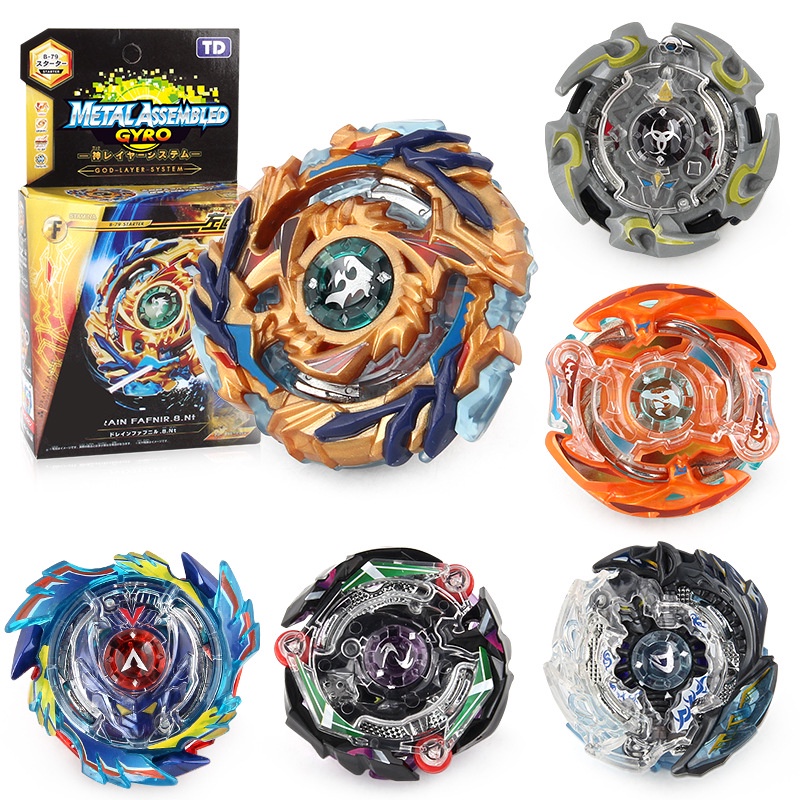 Beyblade Burst Set With Launcher Handle Toys Sale Bey Bayblade | Shopee ...