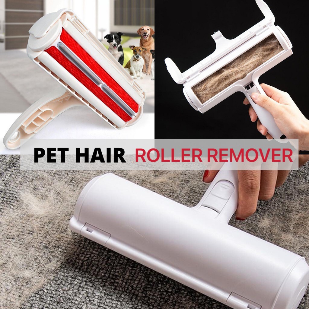 Roller Pet Hair Remover, Self-Cleaning Dog & Cat Hair Remover | Shopee  Malaysia