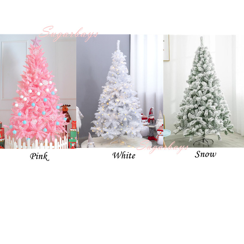 1.2m Artificial Christmas Tree Decorations Festival Pink Xmas Tree With Ornament 