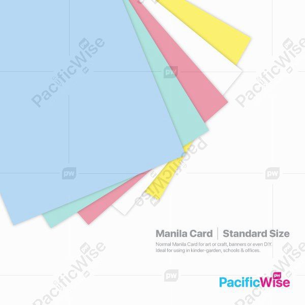 Manila Card Standard Size Saiz Standard Kad Manila Card Stock Paper 10 S Shopee Malaysia